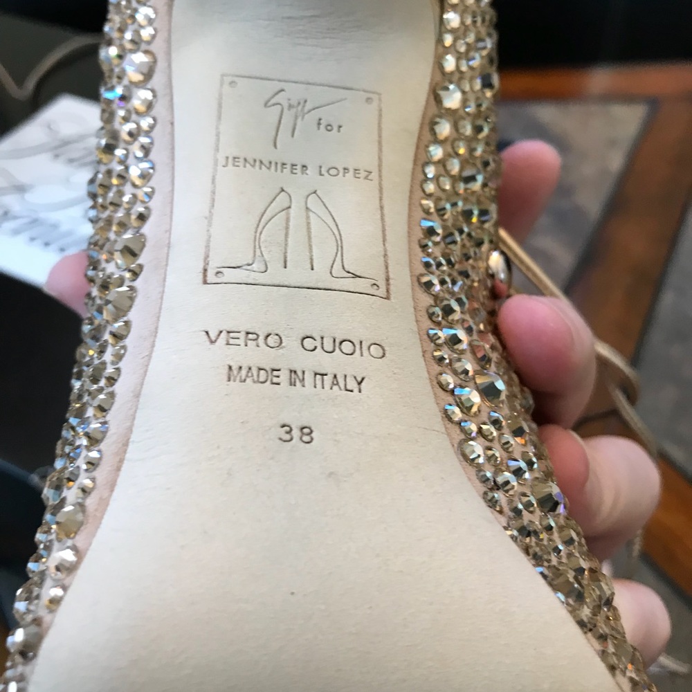 ❌Sold❌Giuseppe Zanotti crystal-embellished lace up - Picture 3 of 7